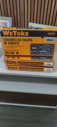 Kit chave catraca com maleta 40 peças 