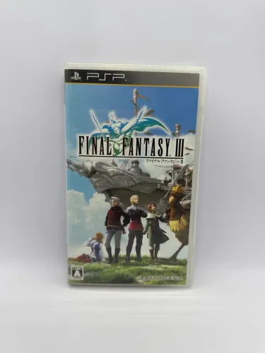 Jogo PSP Final Fantasy III Original Japonês Completo Square Enix