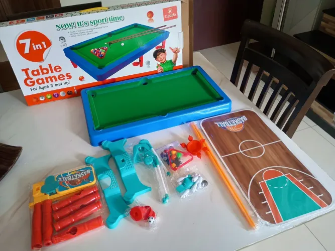 Mini Mesa de Jogos 7 em 1 - LACRADO