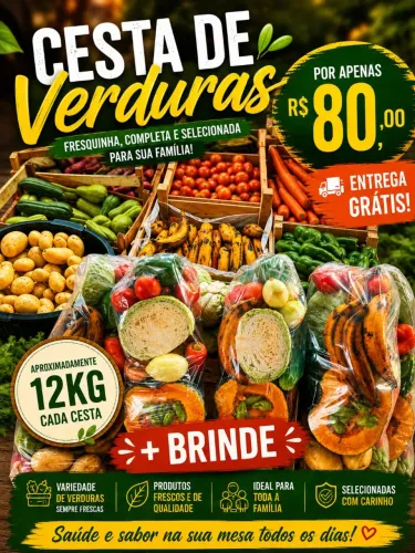 Cesta de legumes