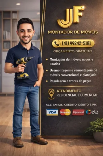 JF montador de móveis ( desmontagem e remontagem) preço justo 