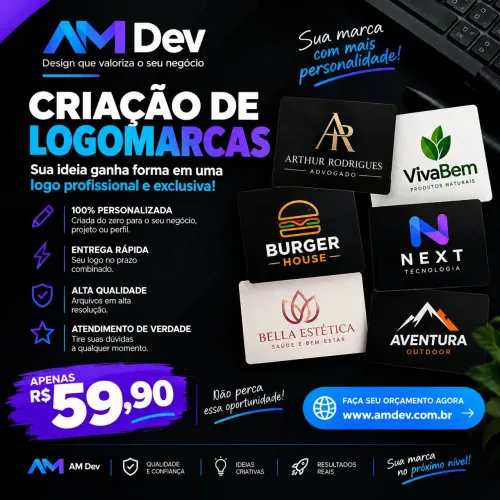 Criação de logomarca personalizada 