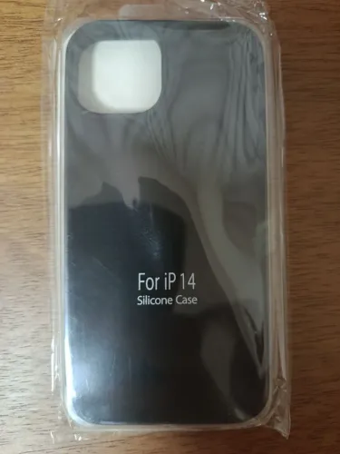 Capinha Silicone Aveludada iPhone 14 Preta - Nova Na Embalagem