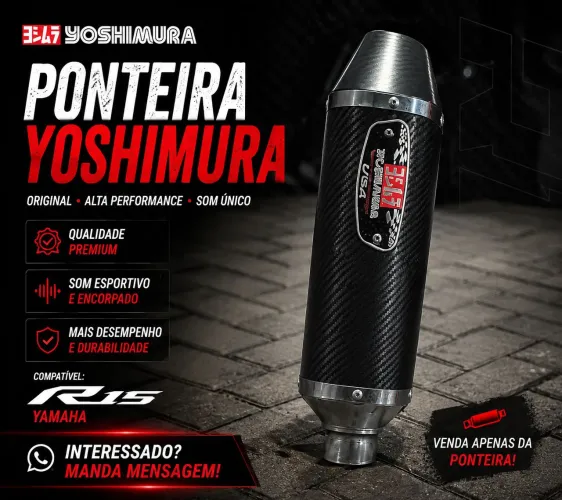 Ponteira Yoshimura R77 ORIGINAL 51mm