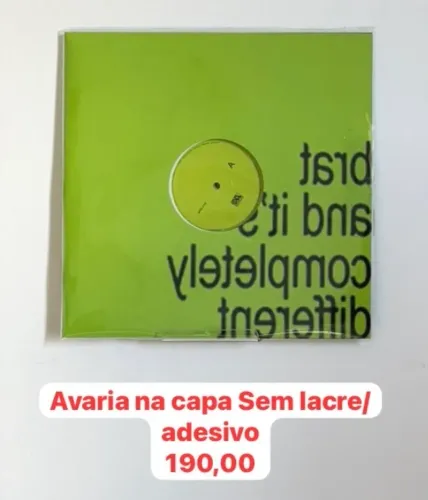 DISCO DE VINIL BRAT REMIXES DUPLO VERDE CHARLI XCX - COM AVARIA