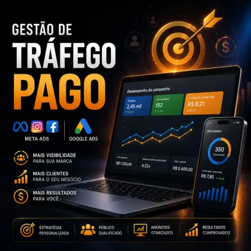Gestão de Tráfego Pago - Google Ads e Meta Ads para Gerar Mais Clientes