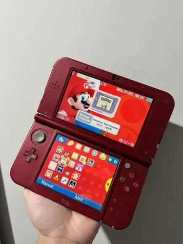 New Nintendo 3DS XL Desbloqueado - Vermelho