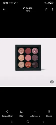 Paleta de maquiagem OCEANE