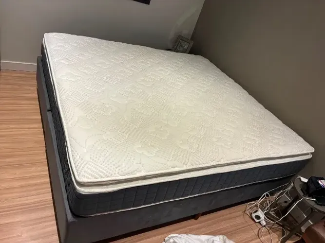 CAMA + COLCHÃO KING REDEFLEX BRILHANTE