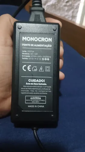 Fonte de Alimentação Monocrion 250W - 12V 3A Bivolt