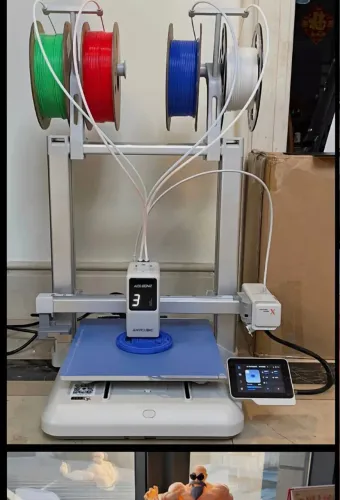 Impressora 3D Anycubic Kobra X até 4 cores 1 ano garantia