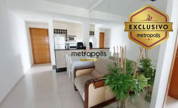 Apartamento com 2 dormitórios à venda, 70 m² por R$ 650.000,00 - Osvaldo Cruz - São Caetan