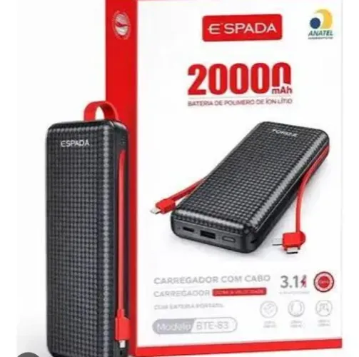 Carregador portátil 2000ml