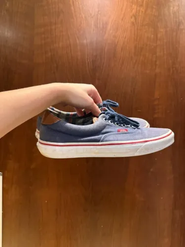 Tênis Vans original azul-marinho US 10