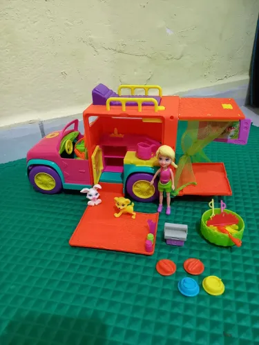 Carro de acampar Polly Pocket 