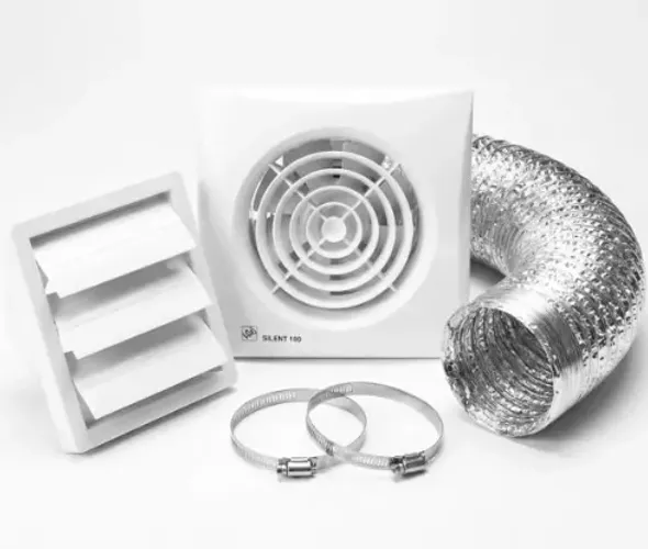 Kit Exaustor Soler & Palau Silencioso Cz 100 Luxo 110v