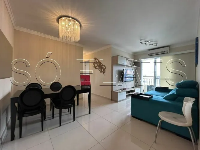 Apartamento 72m² mobiliado à venda na Vila Mariana com lazer completo e 2 vagas