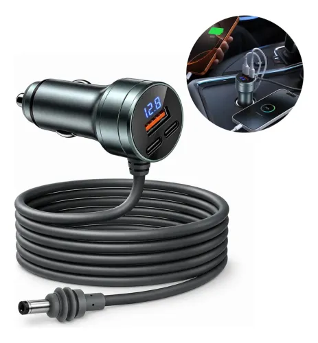 Cabo Carregador 4 Em 1 Veicular Cinzeiro Starlink Mini 3m