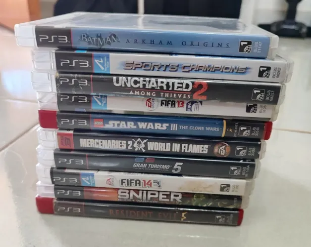 Lote 10 Jogos Originais Ps3 Playstation 3 (Faço Olx pay)
