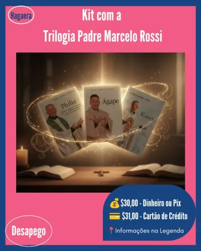 Desapego de Livros - Trilogia Padre Marcelo Rossi