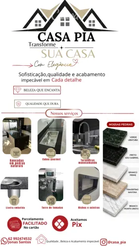 Mármore e granitos , cubas , torneira etc?