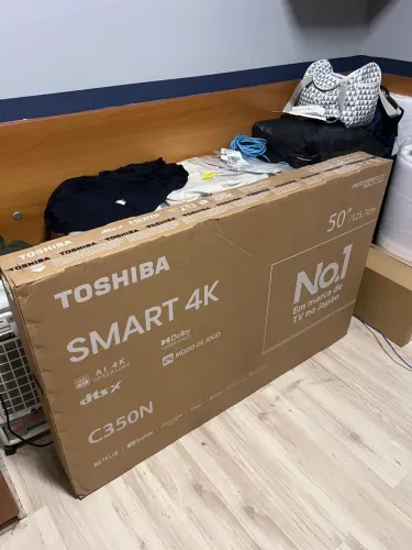 Smart TV Toshiba 50 4K UHD - Nova na Caixa