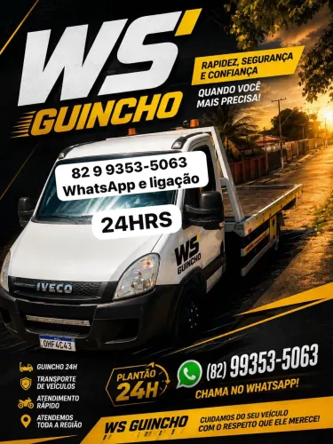 Transporte guincho reboque 24HRS