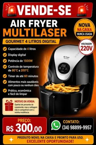 Vende-se air Fryer
