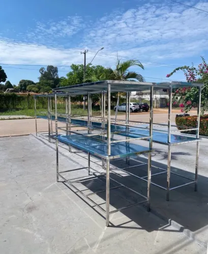 Mesa Inox sem Paneleiro