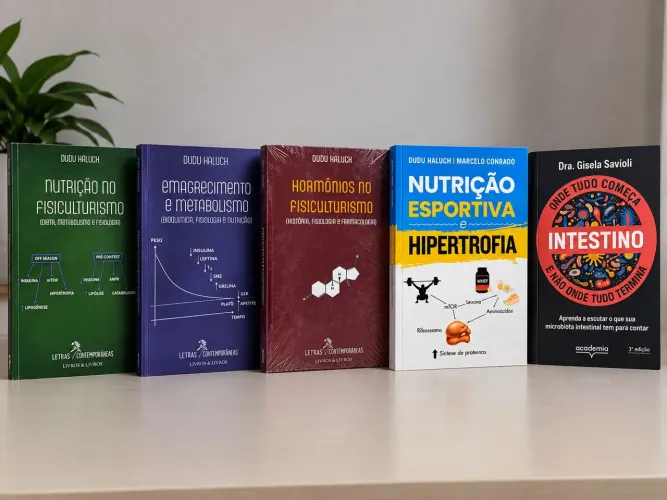 Livros Nutrição Dudu Haluch