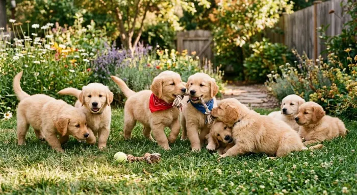 Filhotes golden retriver