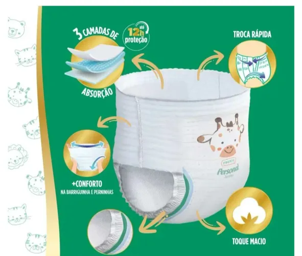 Vendo fraldas Descartáveis de bebê tamanho M