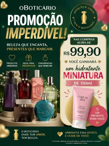 *PRODUTOS DA BOTICÁRIO*