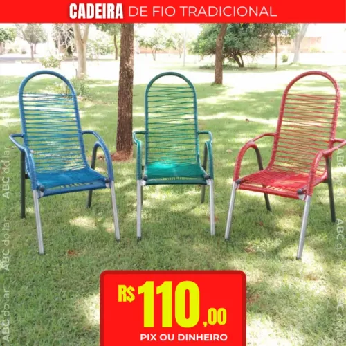 Cadeira De Fio Tradicional Reforçada