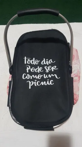 Cesta pic nic rosa