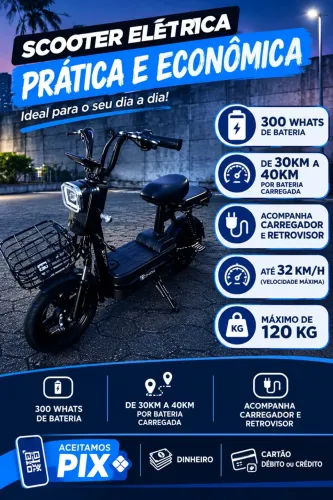 Scooter Eletrica AG08 1000w 2024