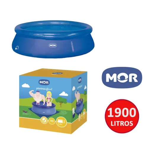 piscina inflável + forro grátis