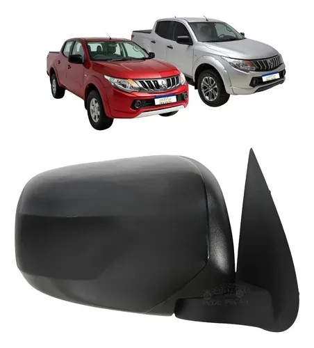 Retrovisor Mitsubishi Triton 2016 2017 A 2022 S/pisca Manual