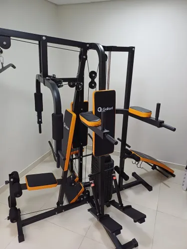 Estação Musculação Gallant Elite Pro 100kg - NOVA, NUNCA USADA - +85 Exercícios