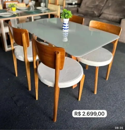 Mesa 4 cadeiras