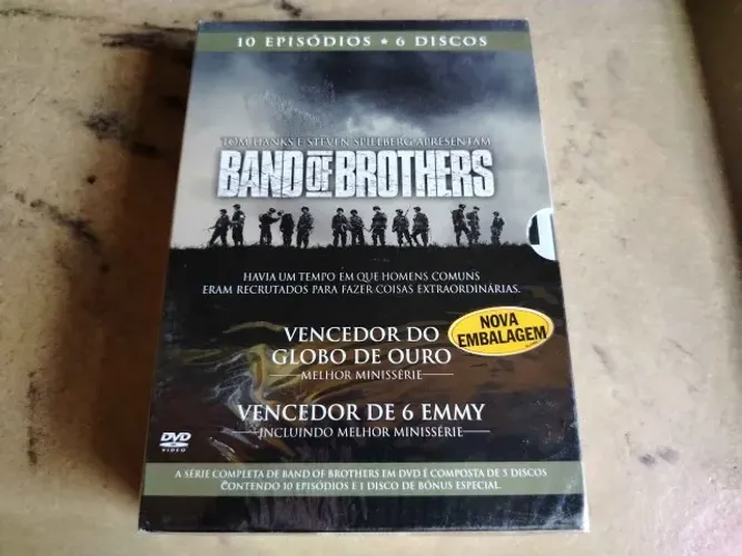 Band Of Brothers Box Dvd Lacrado 6 Discos Série Legendada