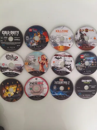 Jogos de Playstation 3 so midia - PS3