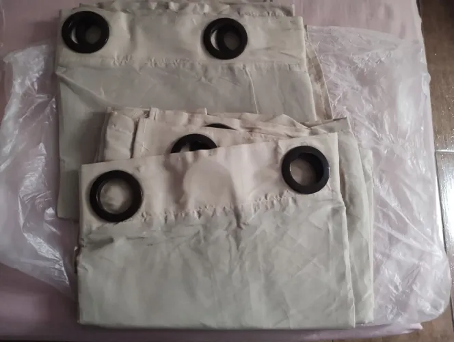 2 cortinas usadas seminovas