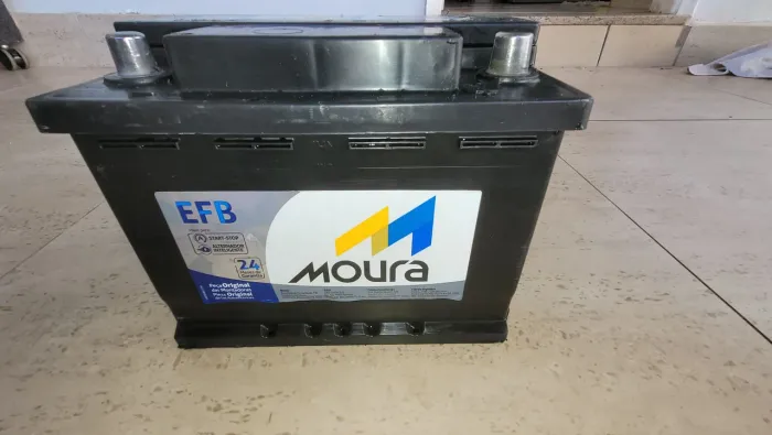 Bateria MOURA EFB 60 Ampéres. Stop start 60A. Setor Vila Nova.<br>