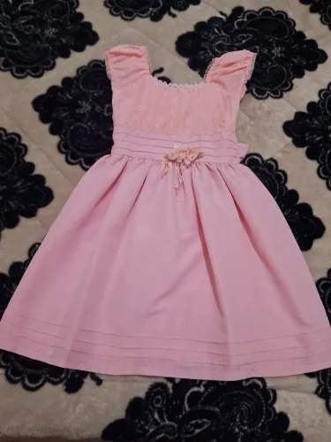 Vestido infantil de festa tamanho 10 com laço atrás