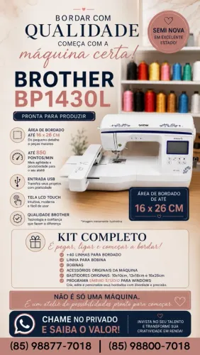 Bordadeira eletrônica Brother BP1430L