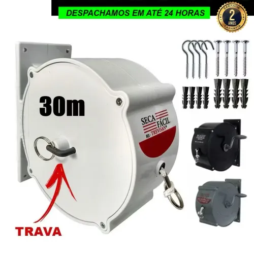 Varal retrátil 30m