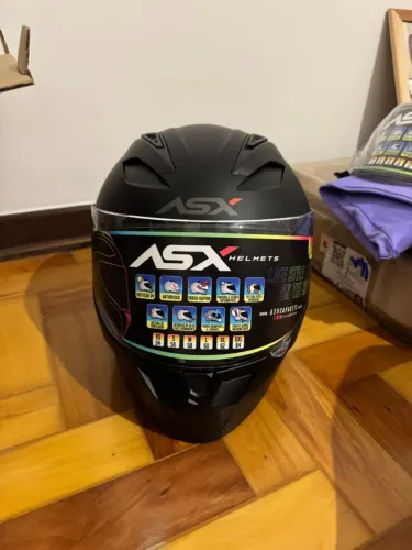 Capacete ASX zerado nunca usado na caixa (vai com duas viseiras)