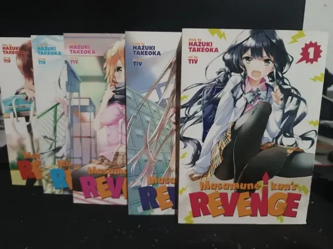 Coleção Masamune-Kun's Revenge Mangá em Inglês - Usado