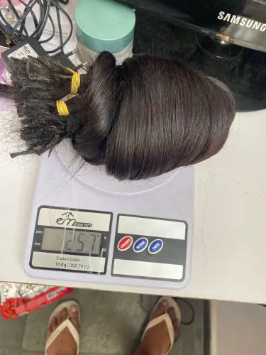 Cabelo humano 60 CM 